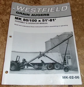 manuale assemblaggio/operatori coclee grana westfield MK80/100 vintage usato buono - Foto 1 di 2