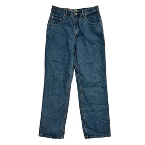 Bugle Boy 7M Men’s Baggy Blue Jeans Mens 34x32 Fit 31x31 Loose Y2K - Picture 1 of 11