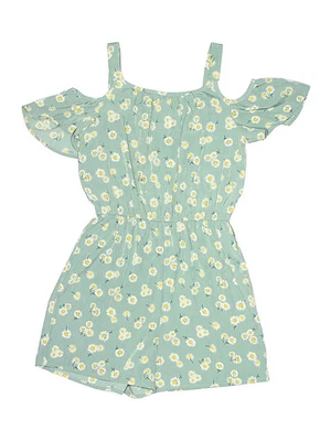 Mameluco verde Jenna & Jessie Girls 12 Foto 1 de 2