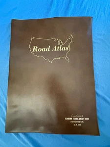 Cubierta de vinilo vintage 1964 Rand McNally Road Atlas Estados Unidos Canadá México EE. UU. - Imagen 1 de 14