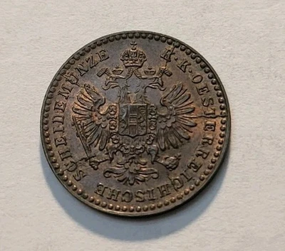 1885 Austria  5/10 Kreuzer  World Coin - Image 1 of 4