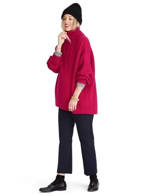 Suéter feminino Hatch Maternity THE ELLIS lã tulipa/cashmere tamanho 1 (P/4-6) NOVO - Imagem 1 de 3