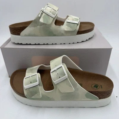 Papillio by Birkenstock Damen Arizona Flex Plateau Birko-Flor Sandalen 41 Neu mit Karton - Bild 1 von 4