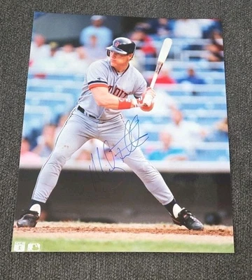 Foto brillante autografiada de Mickey Tettleton de los Tigres de Detroit 8x10 lista para enmarcar ⚾️ Foto 1 de 3