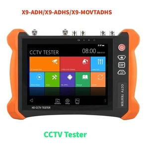 Probador de CCTV Monitor AHD/CVI/TVI/SDI 8 Pulgadas X9-ADH/ADHS/MOVTADHS AHD/CVI/SDI Cámara IP Probador - Imagen 1 de 10