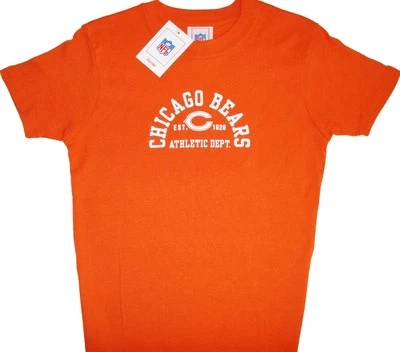 Camisa atlética de manga corta de los Chicago Bears de la NFL - Nueva con etiquetas - Naranja Foto 1 de 2