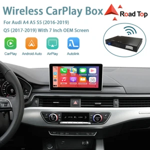 Wireless CarPlay Retrofit Kit Android Auto For Audi A4 A5 S4 S5 Q5 w/ 7 inch OEM - Picture 1 of 7