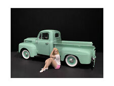Car Girl in Tee Madee Figurine for 1/24 Scale Models by American Diorama 38339