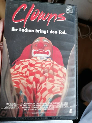 VHS Rarität: CLOWNS - IHR LACHEN BRINGT DEN TOD  (1991)   NUR AUF VHS !!! - Bild 1 von 2
