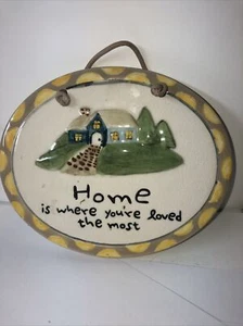 kitchen plaque. Home is where youre loved the most - Picture 1 of 4