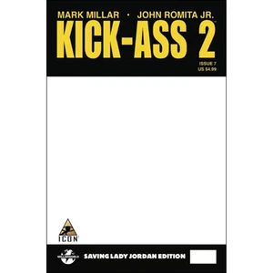 Kick-Ass 2 #7 Blank Variant (Saving Lady Jordan Ed) Rare HTF Mark Millar Marvel - Picture 1 of 1