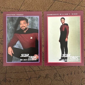 1991 Star Trek The Next Generation primer novato William Riker Jonathan Frakes radiocontrol - Imagen 1 de 7
