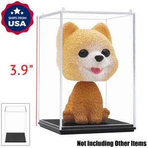 Vitrina de acrílico transparente de EE. UU. con figuras de protección base de plástico de 3,9" H - Imagen 1 de 12