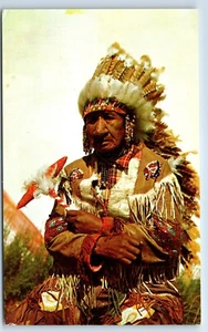 Alte Indianer Indianer Häuptling Postkarte - Bild 1 von 2