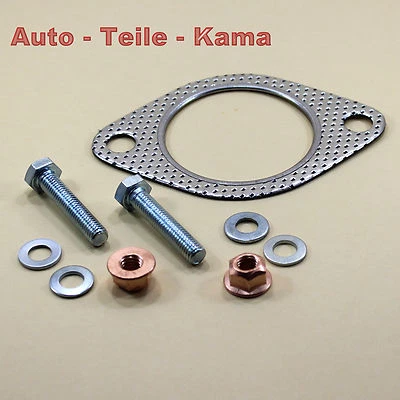 Auspuffdichtung , Dichtung für Abgasrohr , Flex ,Katalysator mit Montagematerial - Bild 1 von 4