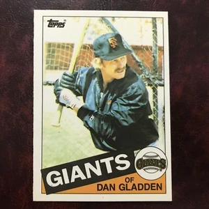 1985 Topps TIFFANY Set DAN GLADDEN ROOKIE #386 GIANTS - NM/MINT+ *HIGH GRADE* - Picture 1 of 2