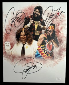 Foto firmada por Mick Foley WWE Cactus Jack, Mankind Dude Love 11x14 (JSA) - Imagen 1 de 3