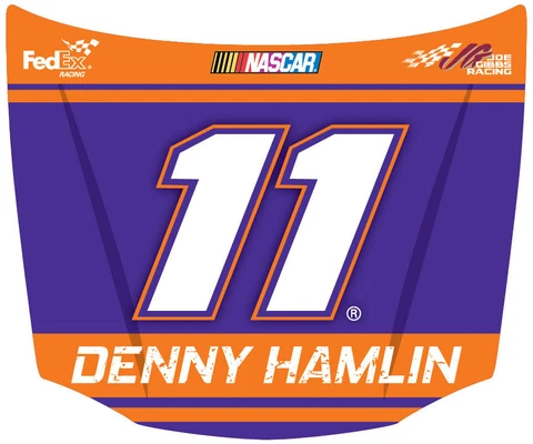NASCAR #11 Denny Hamlin Hood Shaped Magnet-NASCAR Magnet-NEW for 2016! Cover