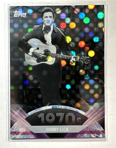 Tarjeta # 106 2011 Topps American Pie Spotlight Foil Singer Johnny Cash 54/76 - Imagen 1 de 3