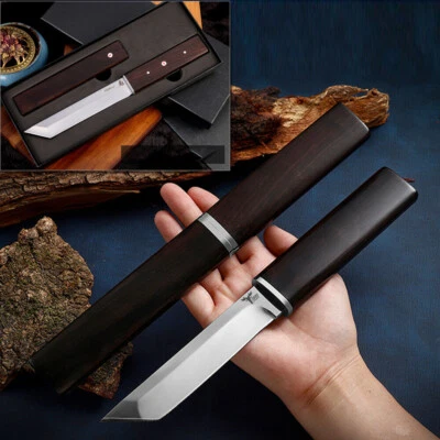 8.4 in Tanto Samurai Ninja Japanese Katana Sharp Sword Full Tang D2 Steel Blade - Image 1 of 4