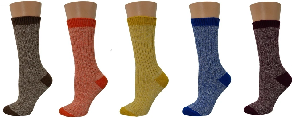 Sierra Socks Women's Cotton Outdoor Boot Hiking Socks, Gift For Mom 2 Pair Pack  - Image 1 of 4