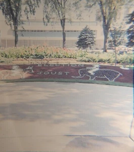 Vtg Kodachrome Election Joust Landscaping Ogden Utah Courthouse Stereo Slide - Picture 1 of 3