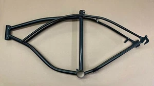 F&R LOWRIDER STEEL 26" BEACH CRUISER BICYCLE FRAME BLACK. - Picture 1 of 1
