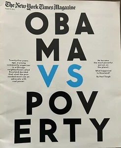 The New York Times Magazine (August 2012) Obama vs Poverty - Imagen 1 de 1