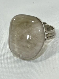 Vintage Quartz Stone Ring - Bild 1 von 8