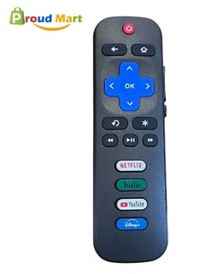 Remote Controler Replacement Compatible Roku TVs Netflix, Hulu, YouTube, Disney+ - Picture 1 of 2