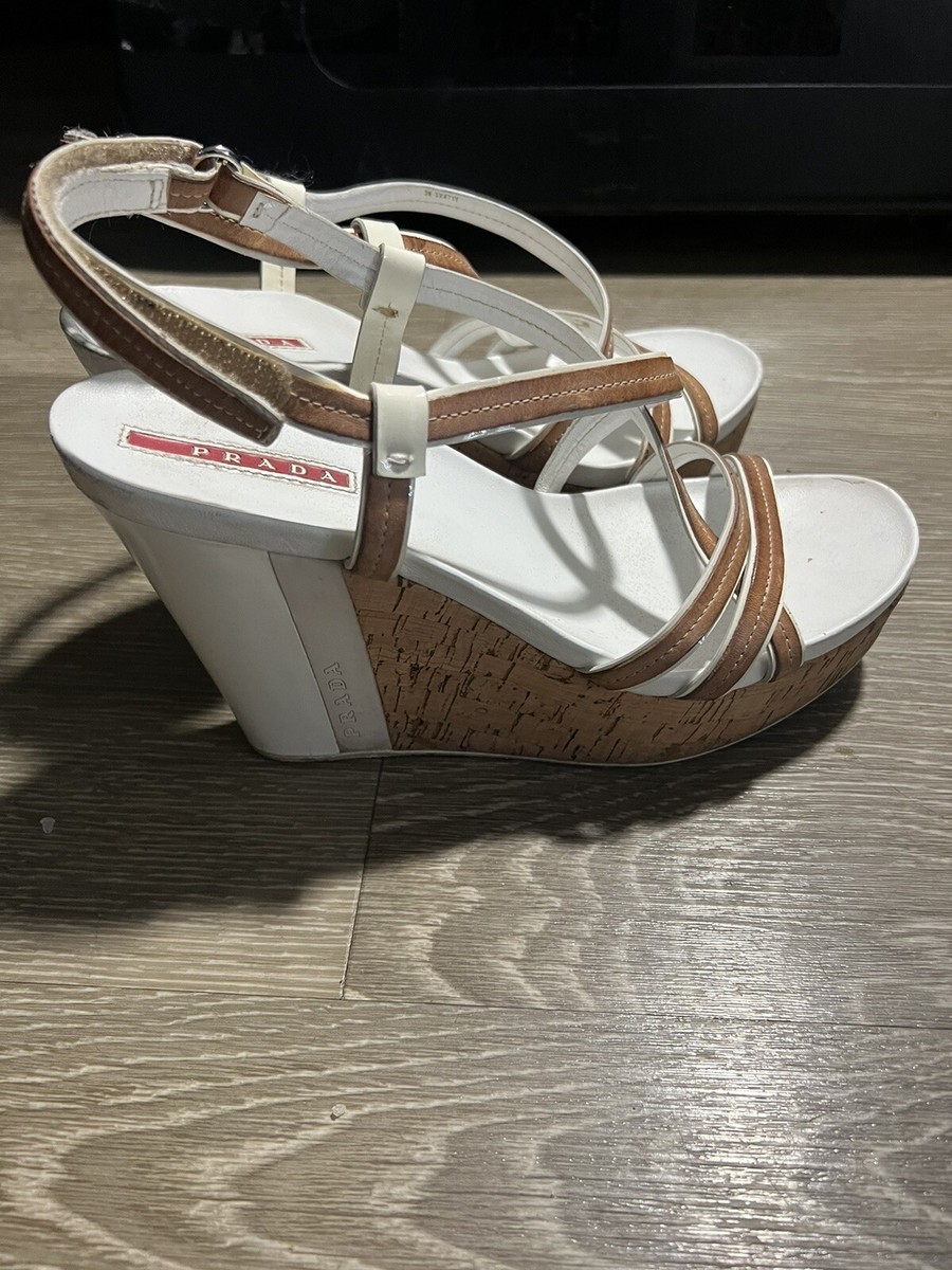 PRADA Wedge White Heels for Women for sale | eBay PRADA Wedge White Heels for Women for sale | eBay