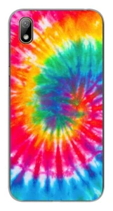 Coque en silicone imprimée compatible Huawei Y5 2019 Tie Dye Spirale - Picture 1 of 3