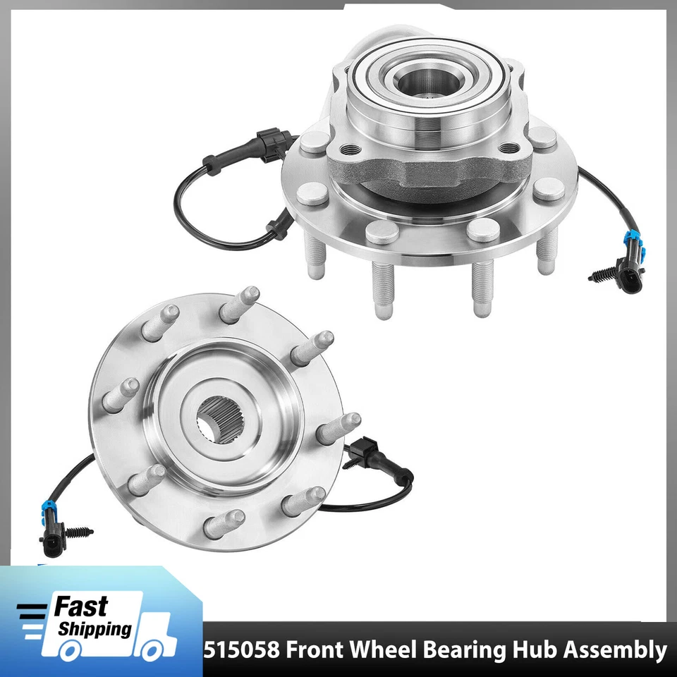 4WD Front Wheel Bearing Hubs for Silverado Sierra 2500 HD 3500 Chevy Avalanche Foto 1 de 4