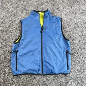 Free Country Vest Womens Small Blue Outdoor Fleece Sleeveless Zip Ladies A82 - Picture 1 of 10