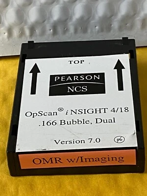 NCS Pearson OpScan iNsight 4 Scantron 4/18 .166 Bubble Dual 7.0 Cartridge OMR - Image 1 of 4