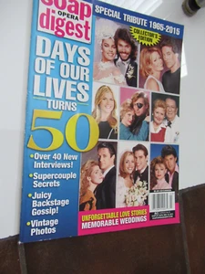 Soap Opera Digest DAYS OF OUR LIVES Turns 50 Anniversary Magazine BEST PRICE EB! - Picture 1 of 1
