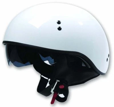 TORC T55 Half 1/2 Open Face Helmet Motorcycle Scooter DOT Drop Down Sun Visor - Image 1 of 2