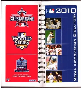 2010 directorio de medios de béisbol de las Grandes Ligas MLB raro muy difícil de encontrar - Imagen 1 de 1
