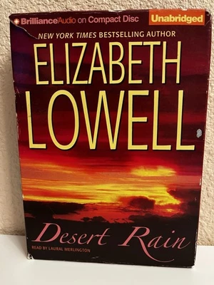 Desert Rain by Elizabeth Lowell 2006, Audiobook 7 CD's, Unabridged 8 Hours - Image 1 of 3