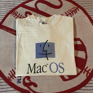 Camiseta De Colección Apple Macintosh Computers Puntada Única Grande Mac OS MUY RARA - Imagen 1 de 8