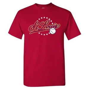 St. Louis Baseball Vintage Men's Fan T-Shirt Cardinal Shirt XL - Picture 1 of 2