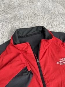 The North Face Winter Warm Jacket Red Lightweight Zip Up Women's M - Picture 1 of 7