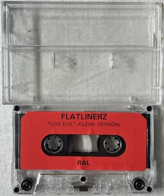 Flatlinerz - Live Evil (Clean Version) Open Cassette Promo Single 1994 Def Jam - Image 1 of 4