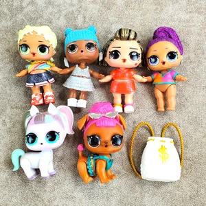LOL Surprise Dolls & Pets Lot + OMG Accessory Backpack - Picture 1 of 2