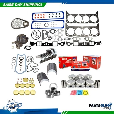 Kit de reconstrução de motor DNJ EK3103DM Master para 87-90 Cadillac Brougham 5.7L OHV - Imagem 1 de 4