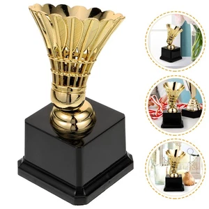  Decorative Trophy Model Children Trophy Cup Badminton Trophy Decor Badminton - Picture 1 of 12