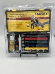 Sistema de afilado de cuchillos de precisión de ángulo controlado de 5 piedras Lansky Deluxe - LKCLX - Imagen 1 de 13