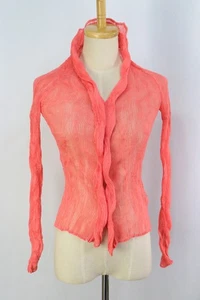 ISSEY MIYAKE pink Pleats Jacket 084 9540 - Picture 1 of 6