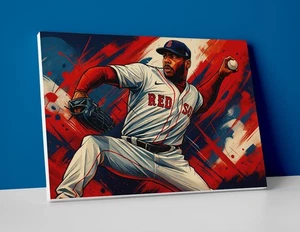 Aroldis Chapman Red Sox Poster oder Leinwand - Boston Red Sox Wandbild - Bild 1 von 4