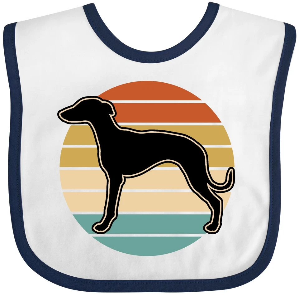 Inktastic Whippet Perro Retro Atardecer Bebé Babero Cachorro Mascota Ropa De Colección Infantil Foto 1 de 1